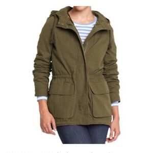 Old navy hooded anorak jacket